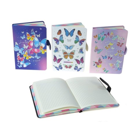 Notes (notatnik) motylki A5 krata Adar (576087)