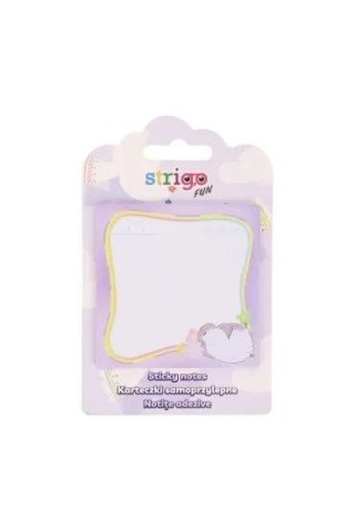 Notes samoprzylepny (karteczki) sampoprzylepne fioletowe fioletowy 20k [mm:] 73x73 Strigo (SSN055)