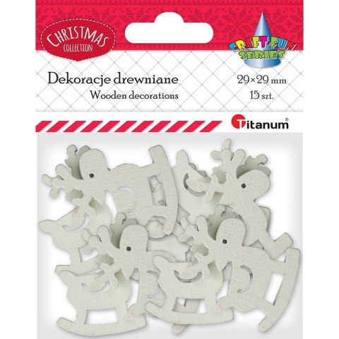 Ozdoba drewniana Craft-Fun Series renifery Titanum (MTCR-WDC798)