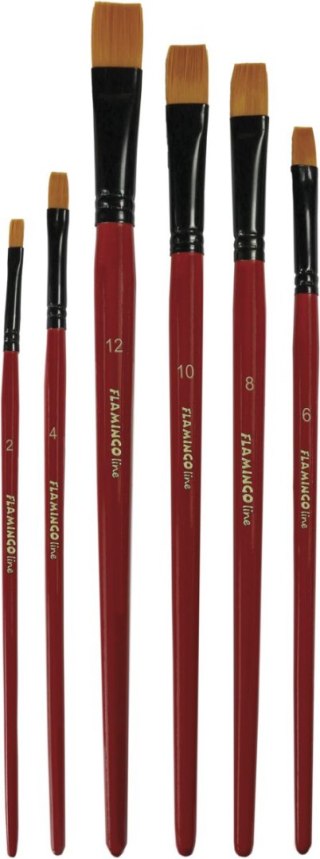 Pędzel Art Collection zestaw 6 szt. Flamingo Line (PA-06)