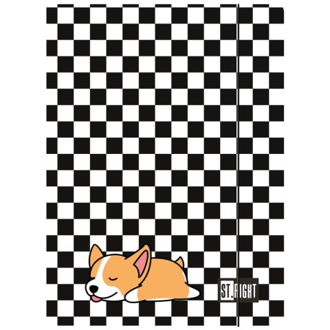 Teczka kartonowa na gumkę St.Right Sleepy A4 mix Unipap