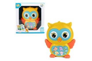 Zabawka dźwiękowa pianinko sowa żółta Artyk (128431)