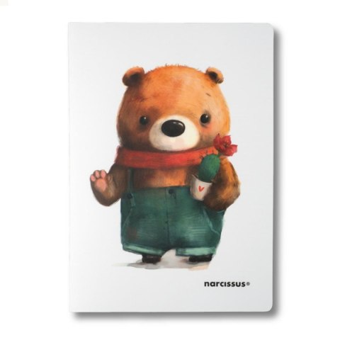 Zeszyt cute PP A4 32k. 80g linia kolor Narcissus