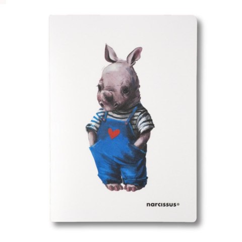 Zeszyt cute PP A4 32k. 80g linia kolor Narcissus