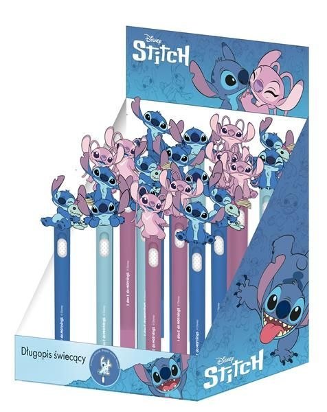 Długopis Stitch śiecący wkład niebieski 0,5mm Beniamin