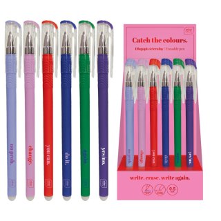 Długopis wymazywalny Catch THE COLOUR 5902277327147 wkład niebieski 0,5mm Noster (36 szt)