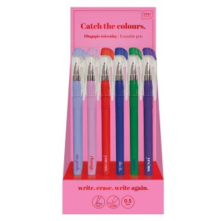 Długopis wymazywalny Catch THE COLOUR 5902277327147 wkład niebieski 0,5mm Noster (36 szt)