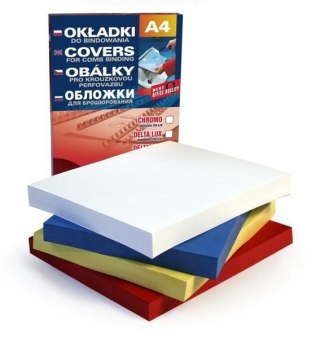 Karton do bindowania delta A4 bordowy 250g Argo