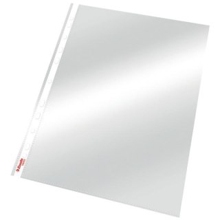 Koszulki na dokumenty krystaliczne A4 kolor: przezroczysty typu U 105 mic. Esselte (56093)