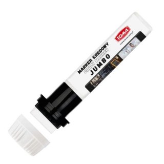 Marker specjalistyczny Jumbo kredowy wkład biały 30x9mm Toma (To-288 0 2)