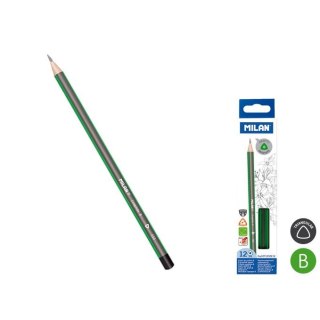 Ołówek trójkątny B Milan (071230212)