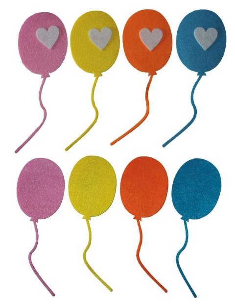 Ozdoba filcowa Craft-Fun Series baloniki Titanum (20CR0312-23)