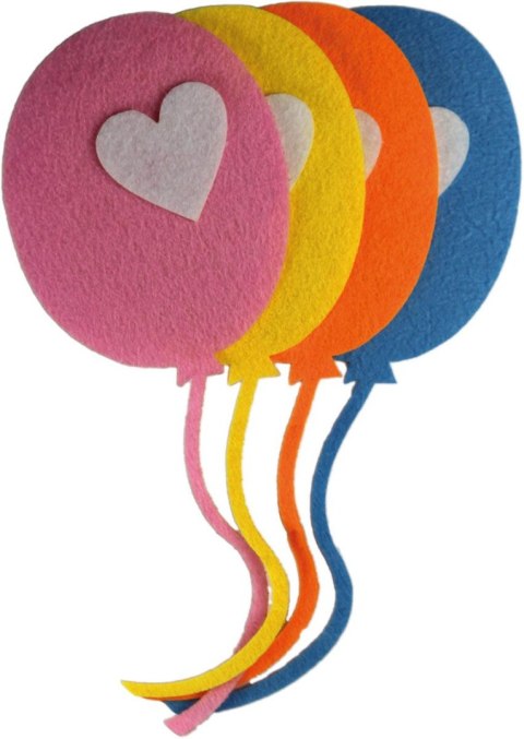 Ozdoba filcowa Craft-Fun Series baloniki Titanum (20CR0312-23)