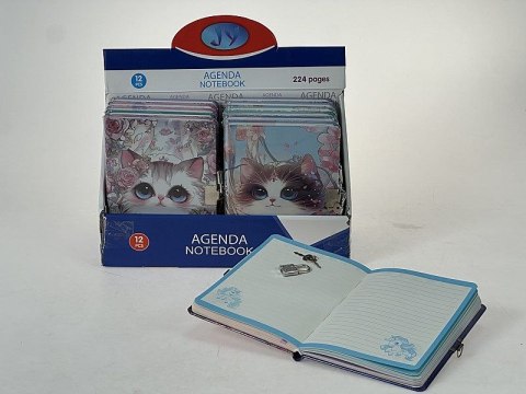 Pamiętnik z kłódką, kotki B6 Adar (617414)