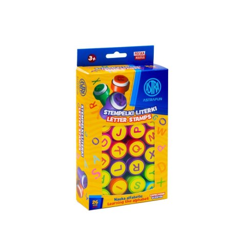 Pieczątka nauka alfabetu, literki Astra (334025011)