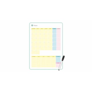 Podkład na biurko PLANER MAGNETYCZNY MIESIĘCZNY PASTE mix Biurfol (PMP-01-01)