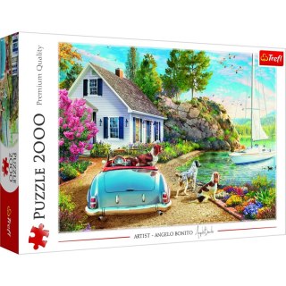 Puzzle Wakacyjna przystań 2000 el. Trefl (27124)