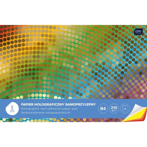 Zeszyt papierów kolorowych B4 210g 16k Interdruk (ZEPAHOB4)