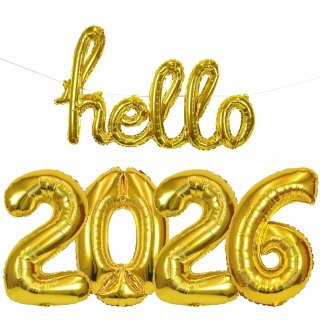 Balon foliowy hello 2026 - zestaw Arpex (BLF7481)
