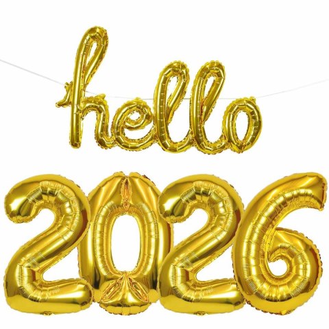 Balon foliowy hello 2026 - zestaw Arpex (BLF7481)