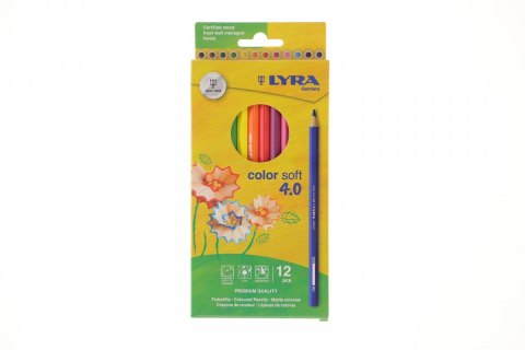 Kredki ołówkowe SOFT 4.0 12 kol. Lyra (L2421120)