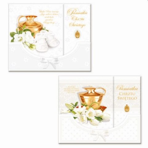 Książeczka pamiątkowa z komunii Chrzest Merigraf (9788365430137)