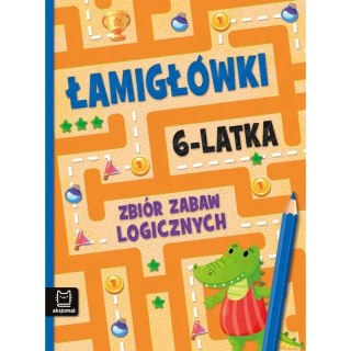 Książka dla dzieci Łamigłówki 6-latka. Zbiór zabaw logicznych