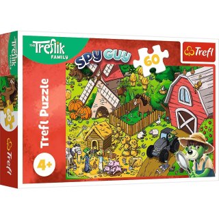 Puzzle Trefliki Na farmie 60 el. Trefl (17402)