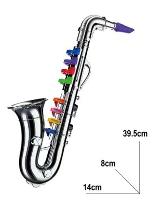 Saksofon srebrny Lean (23420)