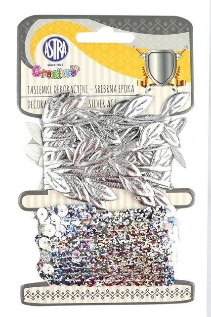 Taśma ozdobna srebrna epoka srebrny Creatinio (335121002)