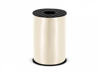 Wstążka plastikowa 205x5 [mm x m] KREMOWY JASNY Partydeco (PRP5-079J)