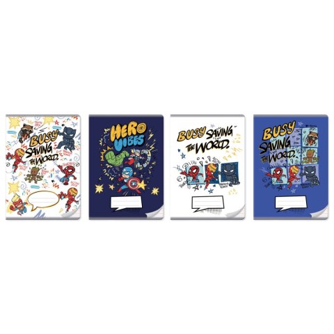 Zeszyt SPIDER MAN A5 16k. linia kolor Beniamin
