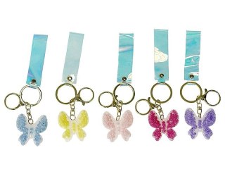 Brelok motyl z przywieszką, karta 12szt. Adar (609730)