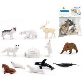 Figurka ZWIERZĘTA ZOO POLARNE 12 SZTUK Trifox (A-0929)