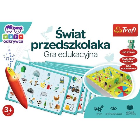 Gra edukacyjna Świat przedszkolaka Mały Odkrywca i Magiczny ołówek Świat przedszkolaka Magiczny ołówek Trefl (02112)