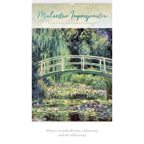 Kalendarz ścienny PODRÓŻE PO KONTYNENTACH 13-planszowe 2024 320mm x 470mm Lucrum (RW09)