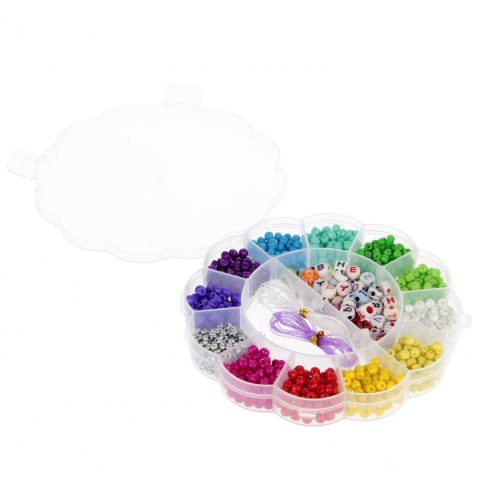 Koraliki dla dziewczynki Koraliki do nawlekania Mega Creative (543667)