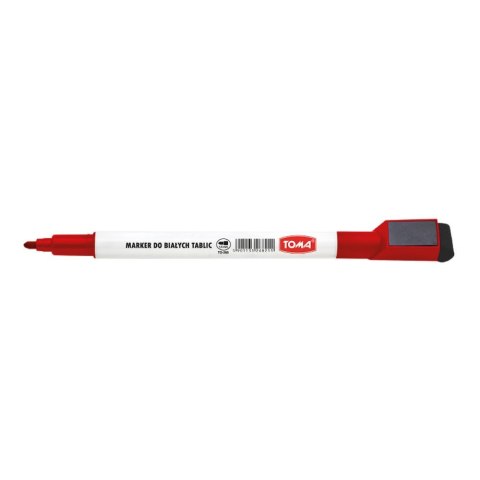 Marker suchościeralny wkład czerwony 1,0mm okrągła końcówka Toma (TO-268)