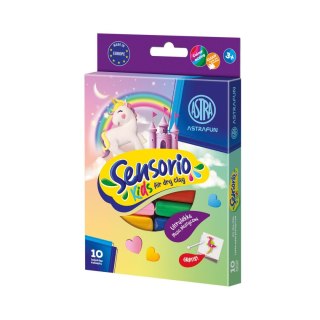 Masa plastyczna dla dzieci Jednorożec Sensorio Kids mix Astra (336124022)