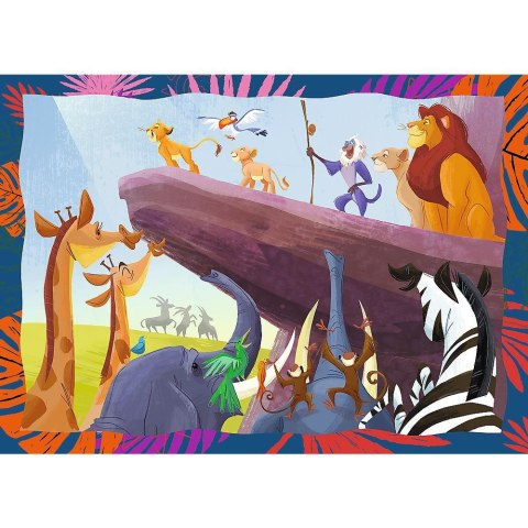 Puzzle Król Lew 4w1 el. Trefl (34653)
