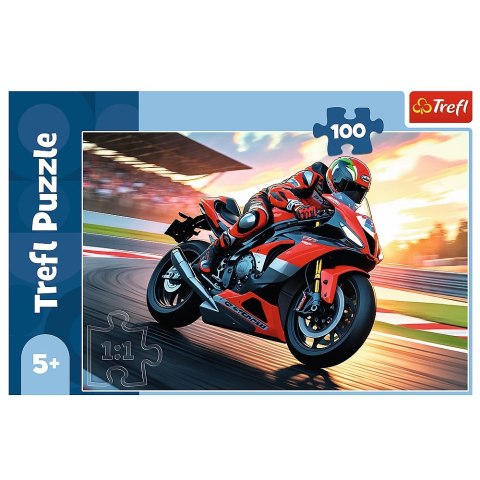 Puzzle Trefliki Szybki motocykl 100 el. Trefl (16489)