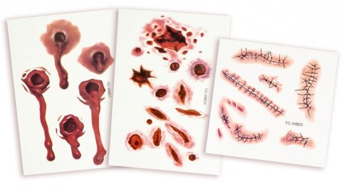 Tatuaż zmywalny rany Arpex (KO7529)