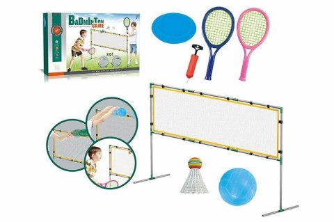 Zestaw do badmintona Zestaw sportowy z siatką 3w1 Artyk (136436)