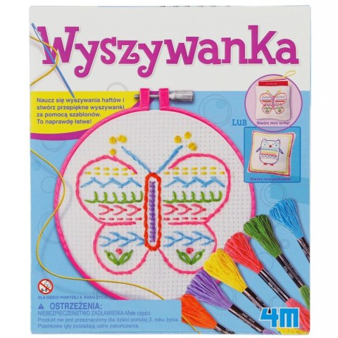 Zestaw kreatywny ZRÓB TO SAM WYSZYWANKA 4m (2763)