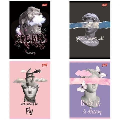 Zeszyt Dreams A5 60k. 70g krata Unipap