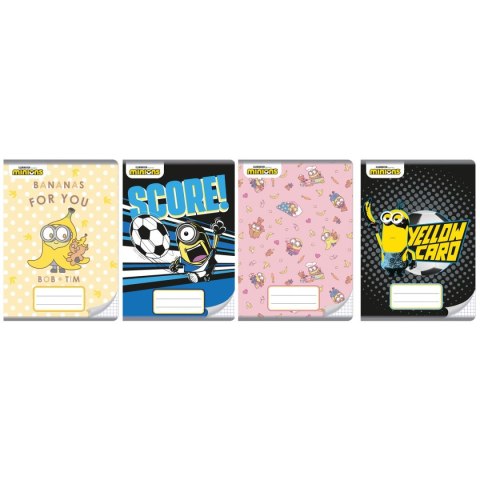 Zeszyt Minionki A5 16k. 70g krata Beniamin (5689)