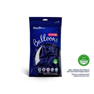 Balon gumowy granatowy Partydeco (SB12P-074R)