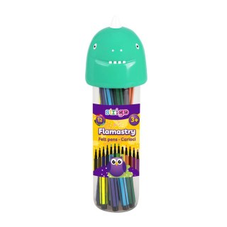 Flamaster 12K DINOZAUR 5902315575905 12 kol. Strigo (SSC288)