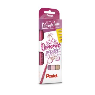Flamaster 4 kol. Pentel (SES15C-ST4BEPPPL)