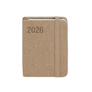 Kalendarz książkowy (terminarz) BEŻOWY AVANGARDA A7 Antra (2026)